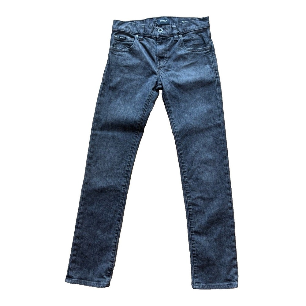 RVCA Kids Black Daggers Denim Jeans size 26